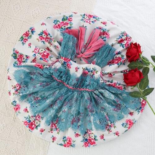 Summer Kids Girls Sweet Style Floral Princess Dress
