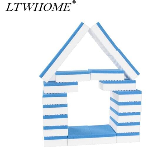 LTWHOME Multi-Purpose Soft Non-Scratch Sponge High Density Use for Kitchen, Bathroom & More
