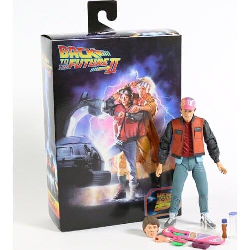 NECA Back to the Future Marty McFly 7" Action Figure Collection