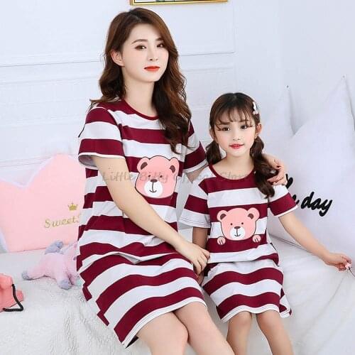 Animal Cartoon Teen Girls Nightgown Children Night Dress Girls Summer Clothes Pijama Verano Nightgown for Girls Teenager Pajamas