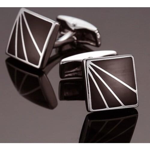 AS Red stripe Cufflinks brand new fashion jewelry enamel process Cufflinks mens business shirt suit pin badge button gifts