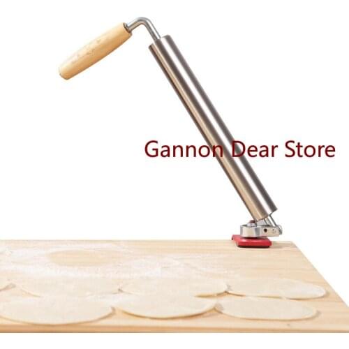 Stainless steel steamed stuffed bun dumpling pie chaos cake biscuit new style rolling pin kitchen gadget roller leather artifact