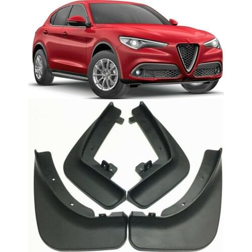 Car decoration Splash Guards Mud Guards Flaps For 2017-2020 Alfa Romeo Stelvio SUV fender 4pcs/set