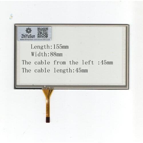 ZhiYuSun KDT-2352GT 155mm*88mm NEW 6.2inch 4 line For Car DVD touchscreen panel 155*88 Sensor glass this is compatible