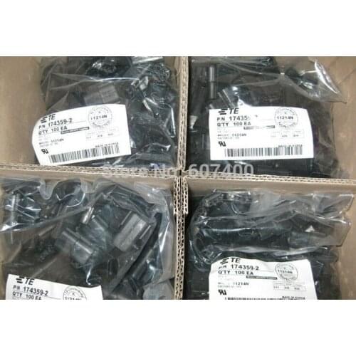 174359-2 CONN CAP HOUSING 3POS BLACK housings connectors terminals 100% new and original parts