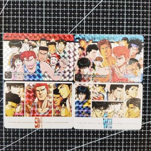 9pcs/set Slamdunk Hanamichi Sakuragi Jiren Rukawa Kaede Toys Hobbies Hobby Collectibles Game Anime Collection Cards