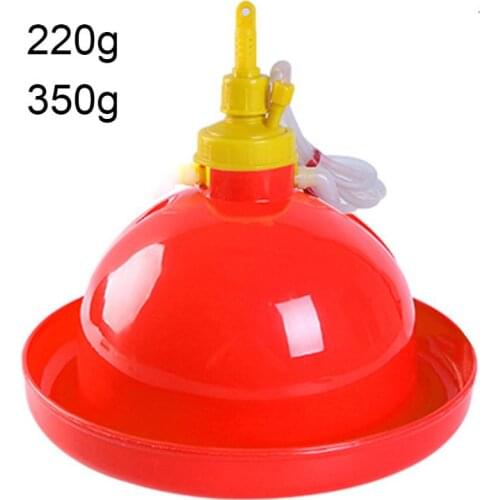 Automatic Chicken Drinking Fountain Device Round Hanging Cup Waterer Bowl Pet P31E