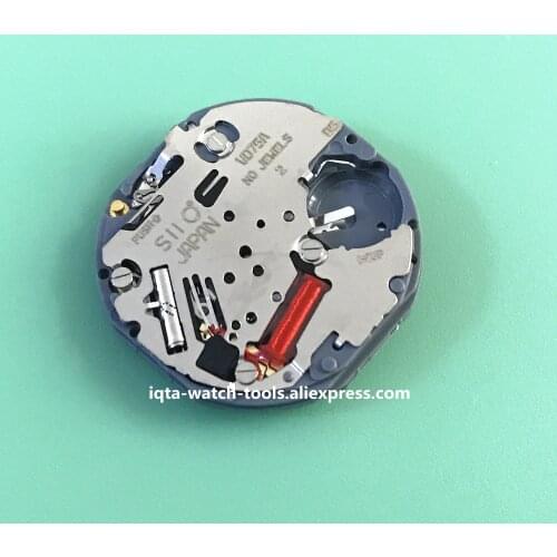 Free Shipping Japan VD75A Quartz Watch Movement With Adjust Stem Replacement Watch Movement