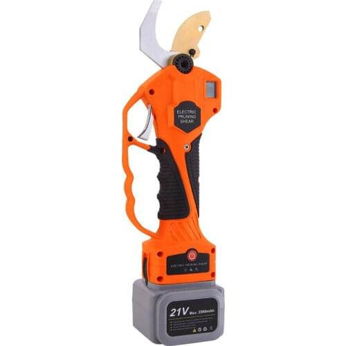 21V Cordless Brushless Electric Pruning Shears Powered Tree Branch Pruner 30mm (1.2 Inch) Cutting Diameter