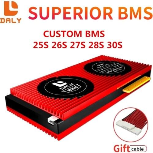 DALY LiFePO4 Smart BMS 25S 26S 78V 80V 80A 100A 150A 200A 250A 300A 400A 500A Cusomize PCM for 3.2V Lithium Ion Battery Packs