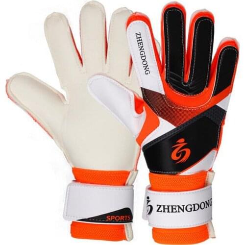 Kids New Latex Football Goalkeeper Gloves Adult Men Soccer Goalie Kits Training Gloves Keepers Finger Protection Guantes Futbol