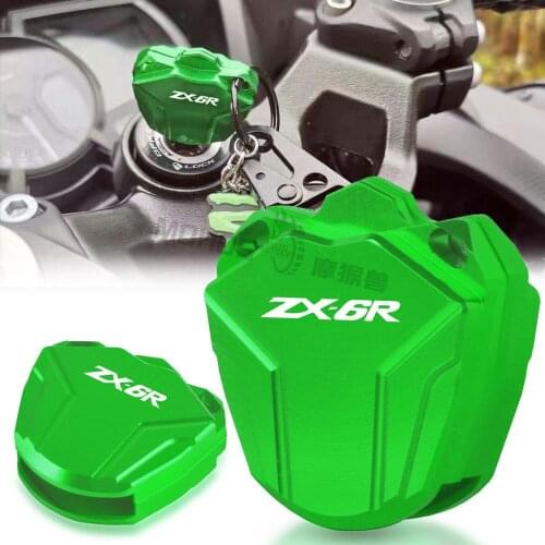 Motorcycle ZX-6R Accessories CNC ABS (Key Without chip) Key Case Cover Shell FOR KAWASAKI ZX6R ZX-6R ABS 2013 2014 2015 2016