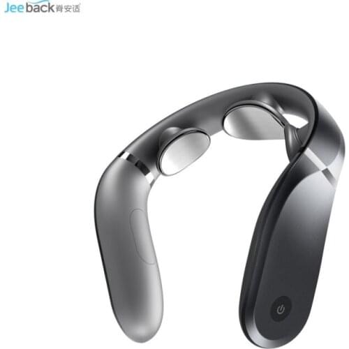 Jeeback G2-1 Electric TENS Pulse Neck Massager Cervical Vertebra Physiotherapy 3 Head L Shape Wear Neck Wireless Massager