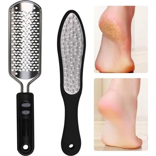 Pedicure Foot Care Tools Foot File Rasps Callus Dead Foot Skin Care Remover Sets Stainless Steel Professional Two Sides