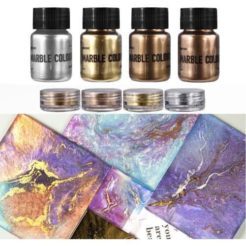 Resin Dye Shimmer Metallic Gold Silver Color Pigment Pearlescent Colorant Pearl Pigment Dye UV Resin Epoxy Colour Jewelry Making