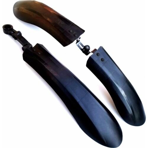 Bike Fender 20"/24”/26" Snow Bicycle Bike Wings MTB Bikes Front Rear Mud Guard Fenders for 26 MTB Bikes Cycling Black Mudguard