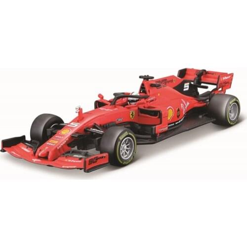 Bburago 1:43 Ferrari SF90 2019 #5 Sebastian Vettel Hardcover Alloy Luxury Vehicle Diecast Cars Model Toy Collection Gift