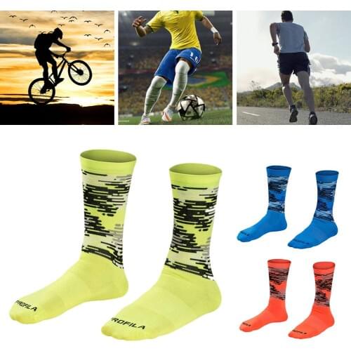 Mens Sport Cycling Socks Bike Riding Socks Breathable Outdoor Running Socks Fit For 40-45
