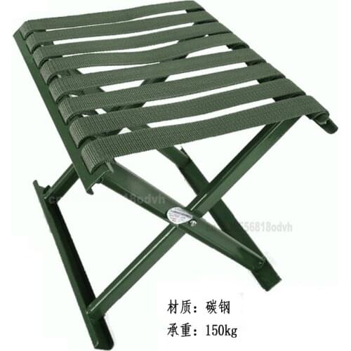 Military Industry Small Maza Outdoor Foldable Bench Multifunctional Low Stool Outdoor Folding Portable Fishing Stool Chair