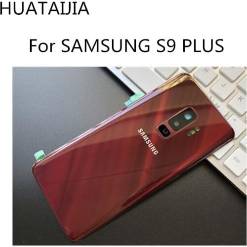 For SAMSUNG S9 PLUS plastic battery back cover for SAMSUNG galaxy S9 PLUS g9650 back case SAMSUNG S9+ GLASS BACK SHELL
