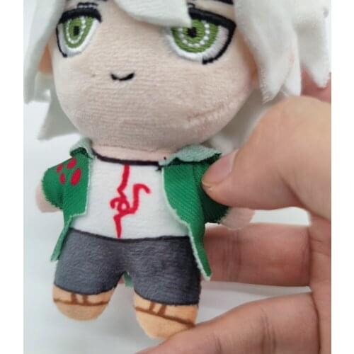 Anime Danganronpa Plush Doll Dangan Ronpa Cartoon Anime Character Nagito Komaeda Stuffed Doll Toy Keychain Pendant 13cm