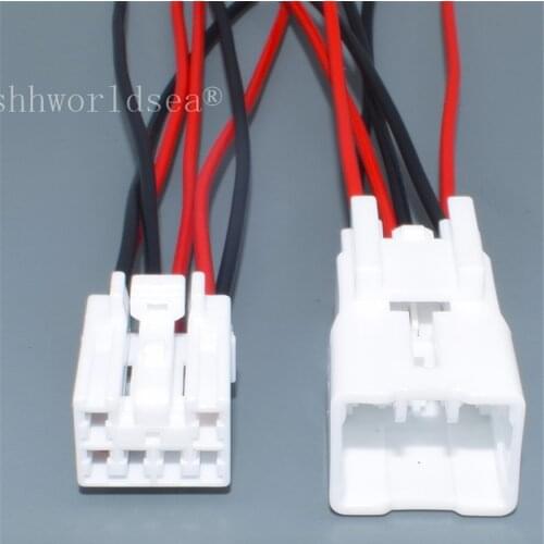 Shhworldsea 6 Pin MG651044 MG 651044 MG641047 MG 641047 Automotive Wire Connector Female Male Socket With Wire