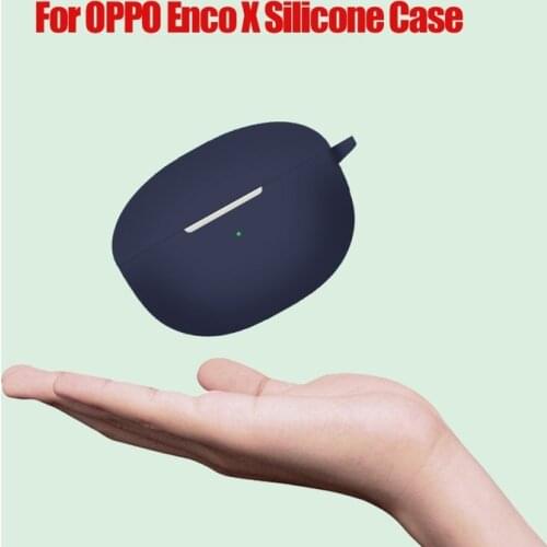 Anti-scratch Protective Cover Silicone Case Protector for oppO Enco X Wireless Earbuds Earphones Charging Box Accessories