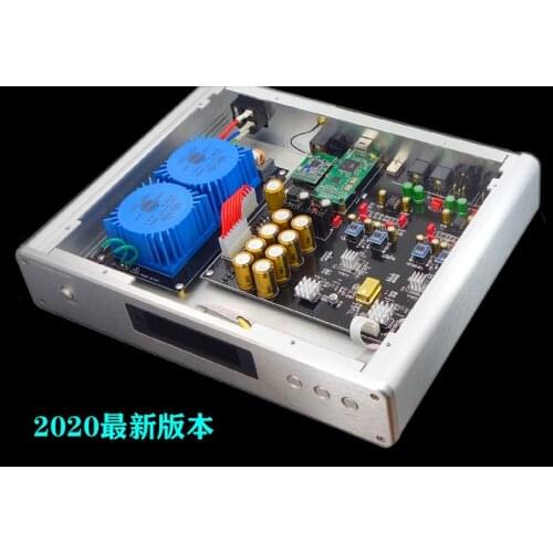 2020 WEILIANG AUDIO DC-300 ultimate dual core ES9038PRO DAC decoder Amanero USB interface CSR8675 Bluetooth 5.0 remote control