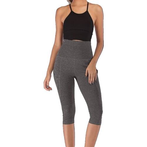 Womens Yoga Pants Jogging Sports Women Gym Leggings For Fitness Running Sweatpants Pants Woman High Waist With Pockets Loose