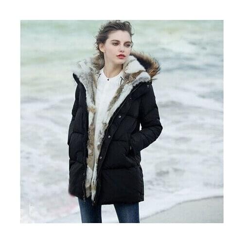 Winter jacket women 2020 new style coat overcoat brand fashion hooded big size white duck warm long jackets and coats AW0058