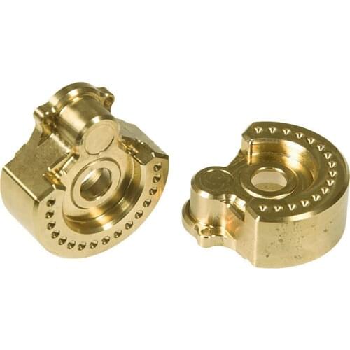 1pair Brass Counterweight Balance Heavyweight Portal Drive Housing for 1/10 TRAXXAS TRX4 RC Car Accessories