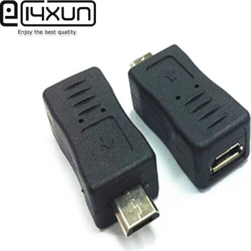 1pcs USB CONNECTOR Micro usb male plug to Micro USB 5pin female jack connector computer adapter electrical parts
