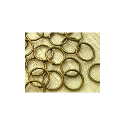 100pcs Beautiful Bead Antique Bronze Open Jump Rings 10mm
