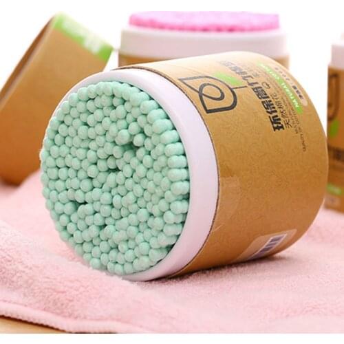 200pcs Pack Double Head Cotton Swab Makeup Cotton Buds Tip For Medical Nose Ears Cleaning Health Care Tools