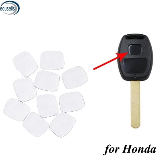 5/20/50 PCS, Oval Sticker Remote Car Key Emblem Logo Replacement for Honda Remote Key