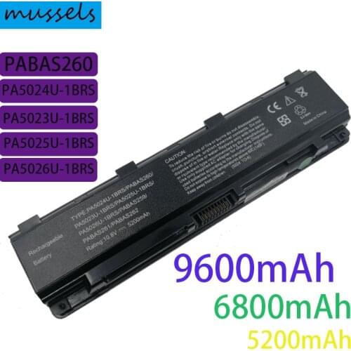 Laptop Battery for Toshiba Satellite PA5024U-1BRS 5024 5023 C850 C855D PA5023U-1BRS PA5024 PA5023 PA5024U