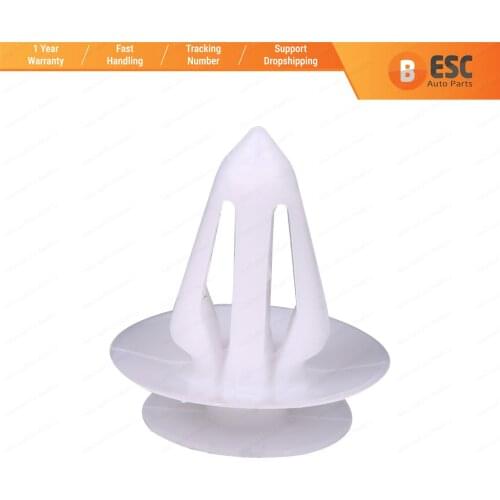 ESC ECF1735 10 Pieces Universal Door Trim Panel Retainer Clips, White for Opel Ford GM Audi : 2345959, 90457899, 1008086