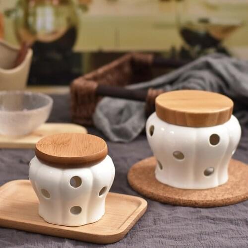 Kitchen Food Storage Jars Seasoning Candy Small Spice Tea Candle Ginger Storage Jar with Lid Rangement Household Items DF50SBJ