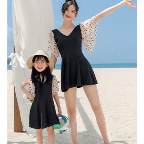 Summer Swimwear Daughter Mother Leopard Print Family Parent Child Swimsuit Family Matching Swimwear Family Matching Clothes