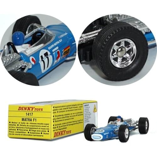 Dinky Toys Atlas 1417 1/43 MATRA F1 Hot Alloy Diecast Car Model Collection Toys for Children Adult Wheels