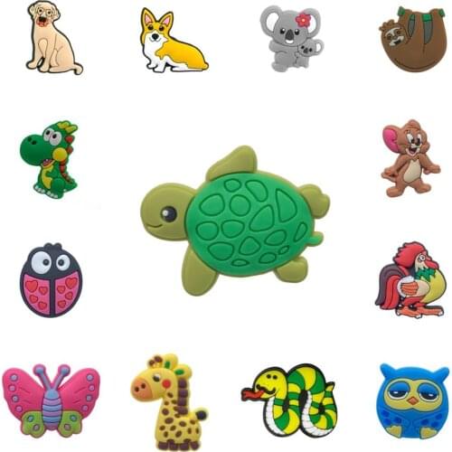 8pcs Animal Fridge Magnets for Kids DIY Magnetic Stickers Dinosaur Crab Refrigerator Magnet Home Decor Gift