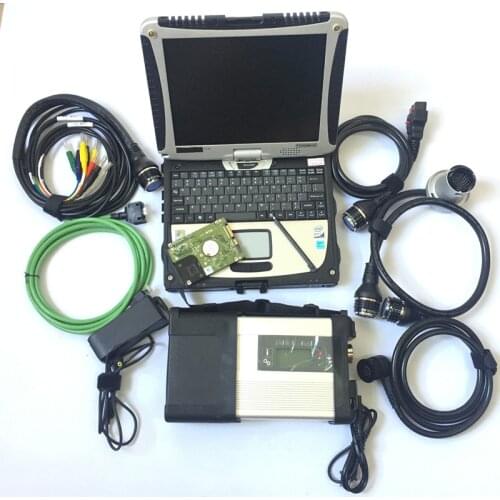 MB Star C5 SD Connect C5 with newest software 2020.06 HDD with CF19 Laptop mb star c5 Support MB Cars&Trucks Diagnosis