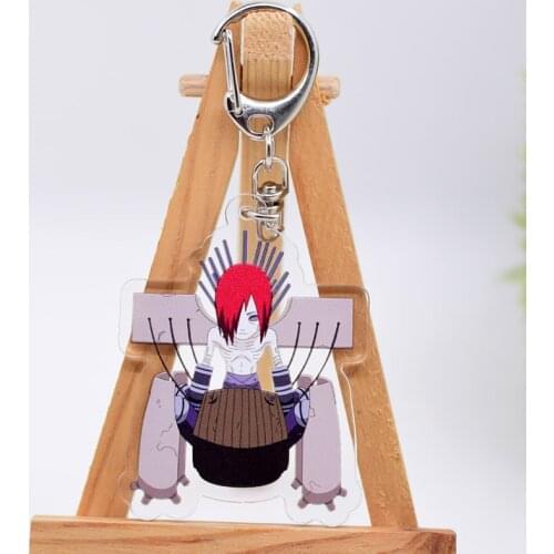 Cute Classic Anime Characters Keychain Double-side Acrylic Key Ring WL0744