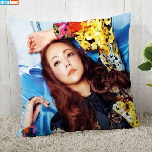 Namie Amuro Pillow Cover Customize Pillowcase Modern Home Decorative Pillow Case For Living Room 45X45cm,40X40cm A2020.7.2