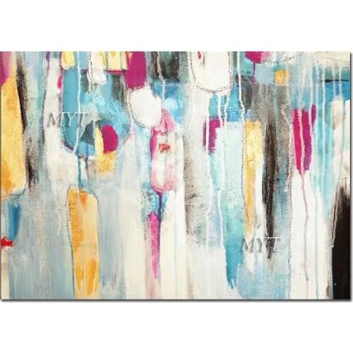 Latest Colorful Abstract Oil Painting 100% Hand-painted Painting Artwork Modern Living Room Decoration Pieces Canvas Wall Art