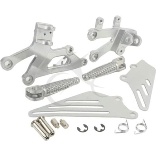 Motorcycle Front Foot pegs Footrests Bracket For Kawasaki Ninja ZX12R 2002-2005 2003 2004