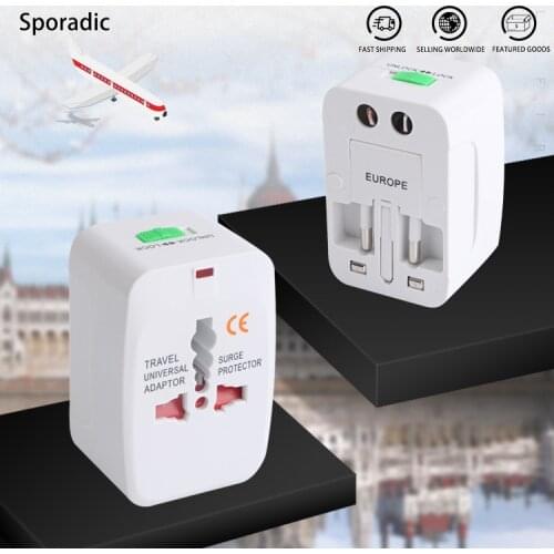 US To EU Euro Europe Plug Power Plug Adapter Travel Adapter US To EU Adapter Electrical Socket Multinational Universal Plug