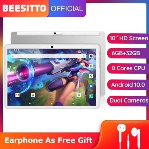 Ruassian Tablet PC 10 inch Octa Core 6GB/32GB Android 10.0 OS 4G Phone Call Network GPS WiFi Bluetooth планшет Tablet 10.1