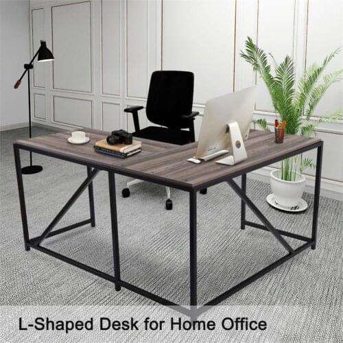 Practical Wide Desktop L Shaped Home Office Computer Desk Home Decoration