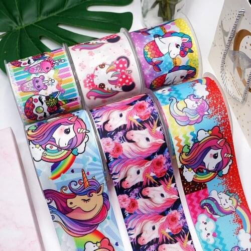 DIY Handmade Materials Printed Grosgrain Ribbon 50 Yard Per Size 44077